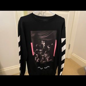 Off white Caravaggio crew neck sweater